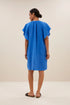 By-Bar vina linen dress queens blue